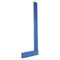 Vestil Blue Steel Standard Cantilever Single Upright Rack 10ft Height 18" Arm SU-C-10-18